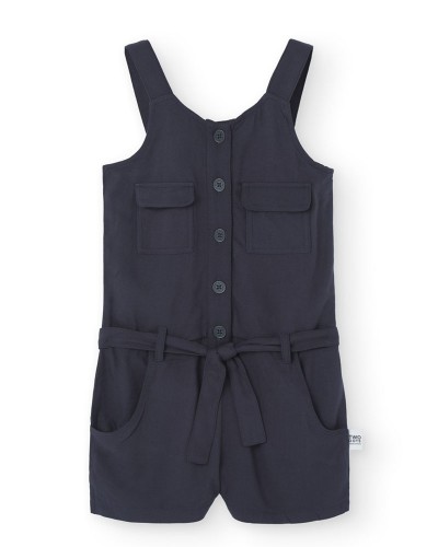 BOBOLI Viscose jumpsuit suspenders for girl - 448084