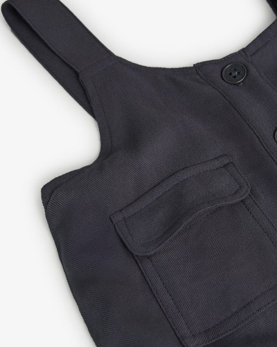 BOBOLI Viscose jumpsuit suspenders for girl - 448084