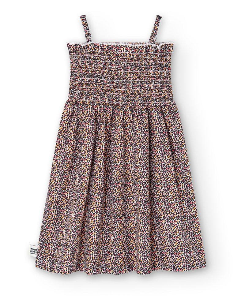 BOBOLI Dress printed for girl -BCI - 448095