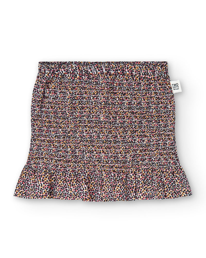 BOBOLI Skirt printed for girl -BCI - 448129