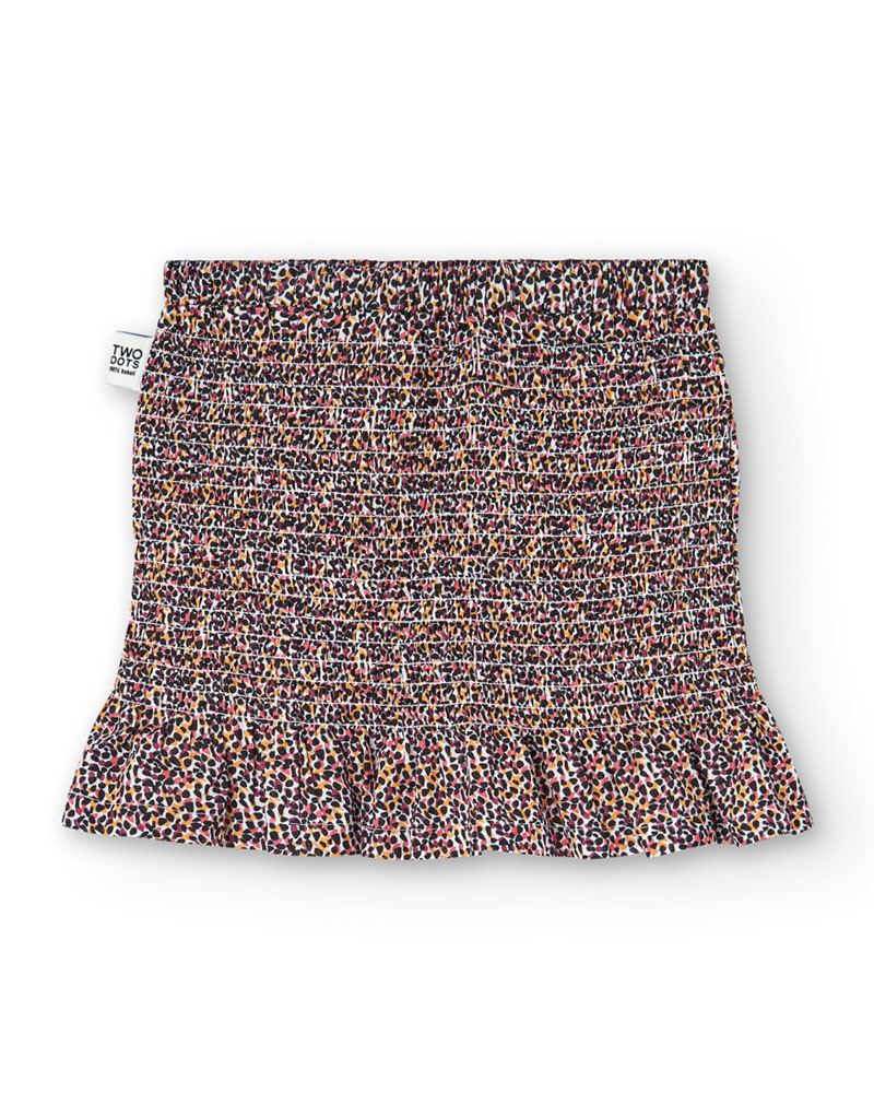 BOBOLI Skirt printed for girl -BCI - 448129