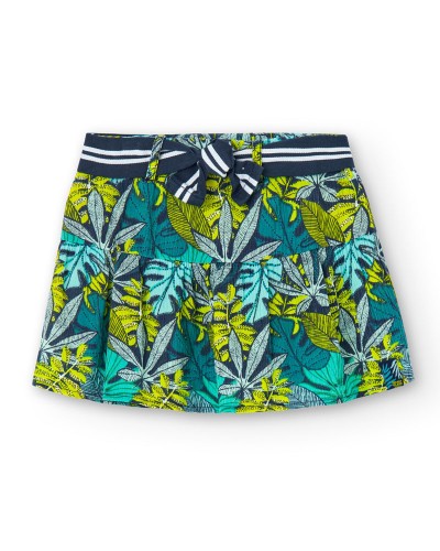 BOBOLI Skirt bambula printed for girl - 458030