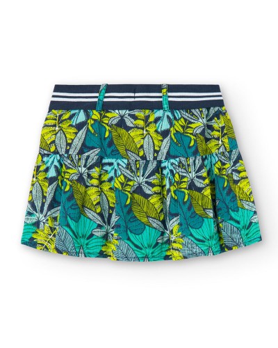 BOBOLI Skirt bambula printed for girl - 458030