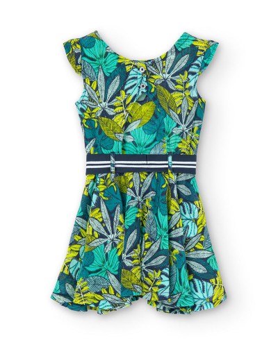 BOBOLI Bambula dress printed for girl - 458018