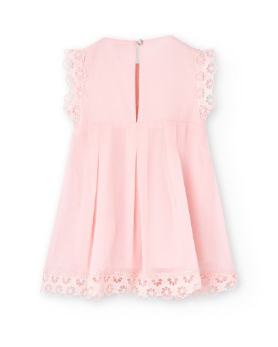 BOBOLI Chiffon dress for baby girl -BCI - 708061