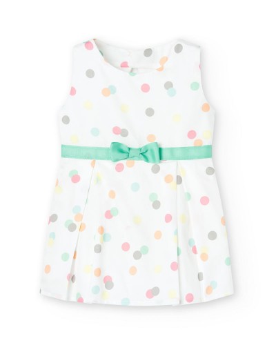 BOBOLI Satin dress for baby girl -BCI - 708285