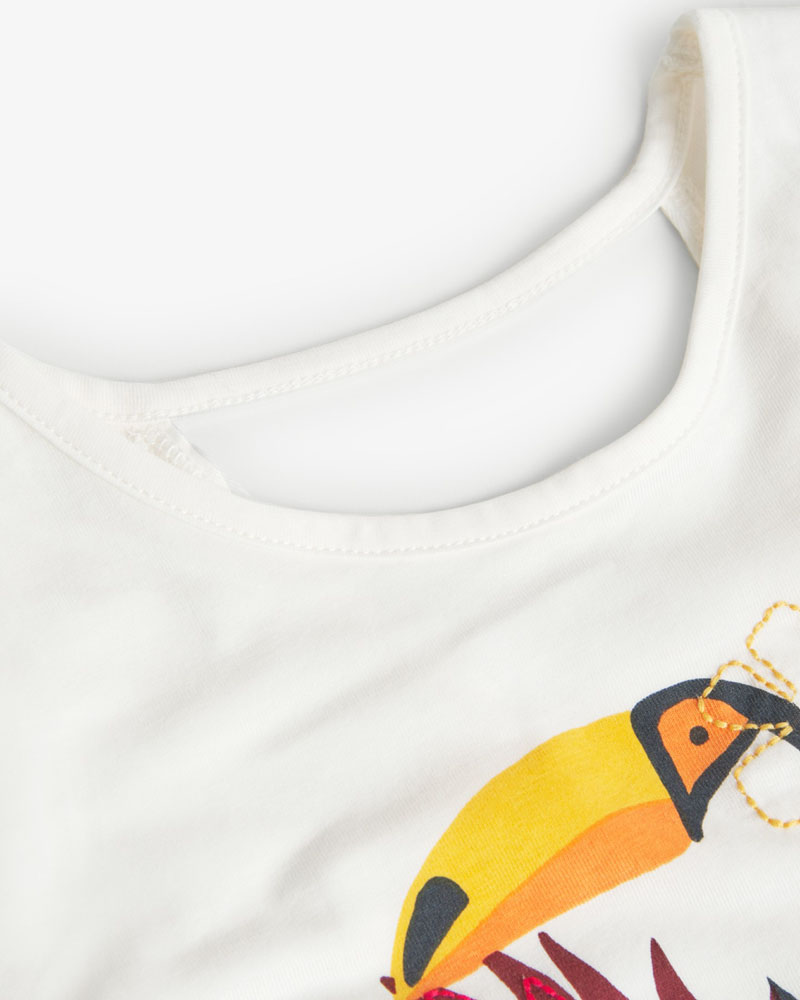 BOBOLI Knit t-Shirt short sleeves for girl -BCI - 448174