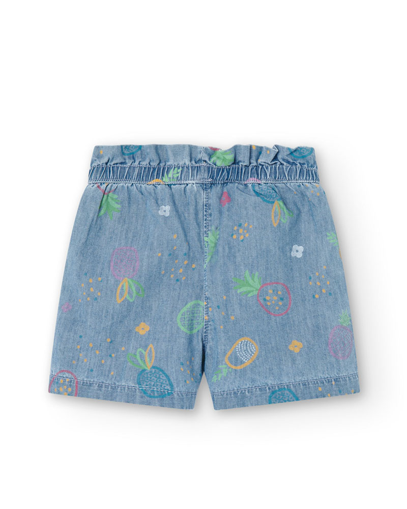 BOBOLI Denim bermuda shorts for baby girl - 208178