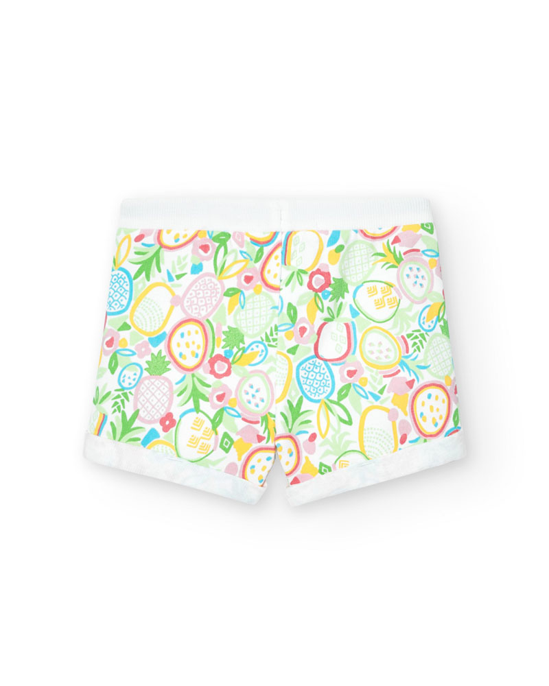 BOBOLI Fleece bermuda shorts for baby girl -BCI - 208077