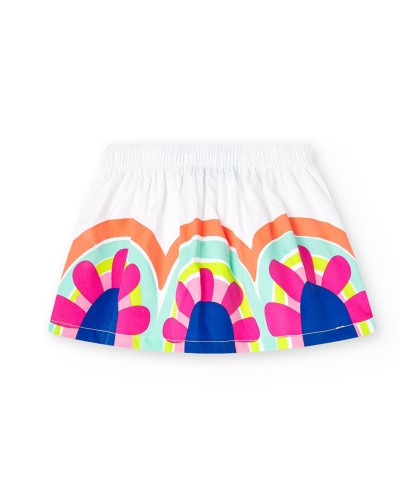 BOBOLI Saten skirt for baby girl -BCI - 248093