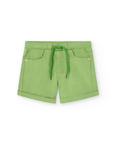 BOBOLI Gabardine bermuda shorts for baby -BCI - 398022
