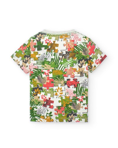 BOBOLI Knit t-Shirt for baby boy -BCI - 328036