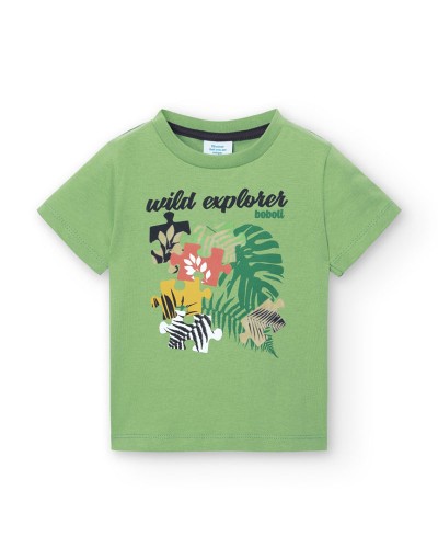 BOBOLI Knit t-Shirt for baby boy -BCI - 328058