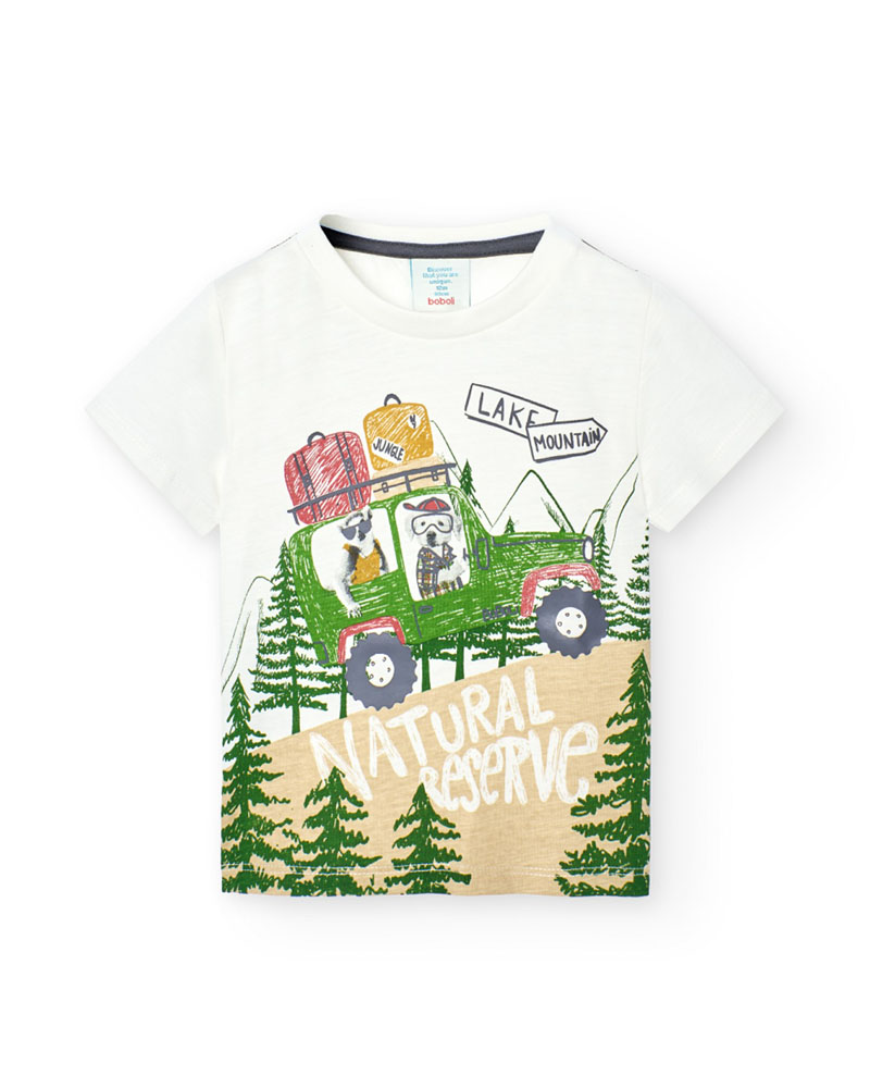 BOBOLI Knit t-Shirt for baby boy -BCI - 328081
