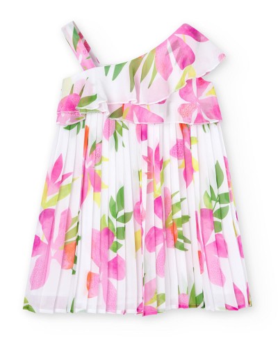 BOBOLI Chiffon dress for girl -BCI - 728153