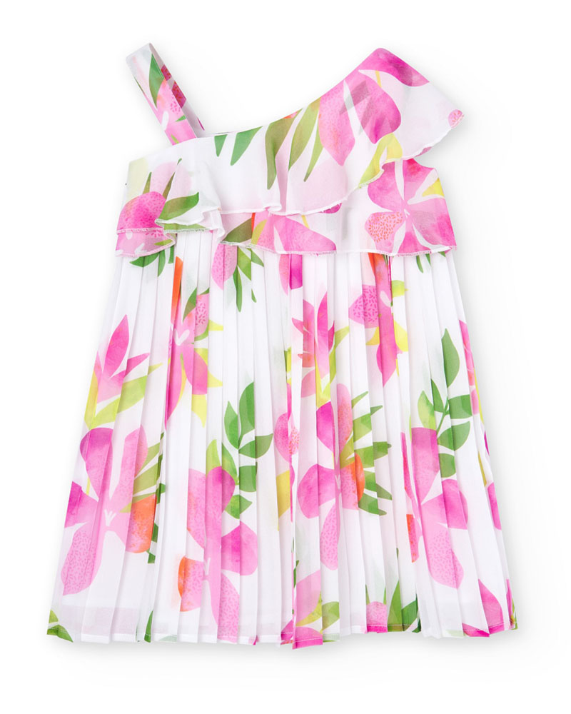 BOBOLI Chiffon dress for girl -BCI - 728153