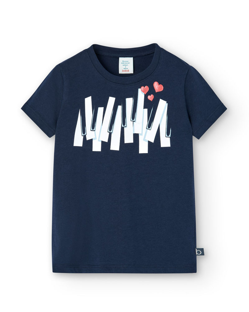 BOBOLI Knit t-Shirt basic for girl -BCI - 498023