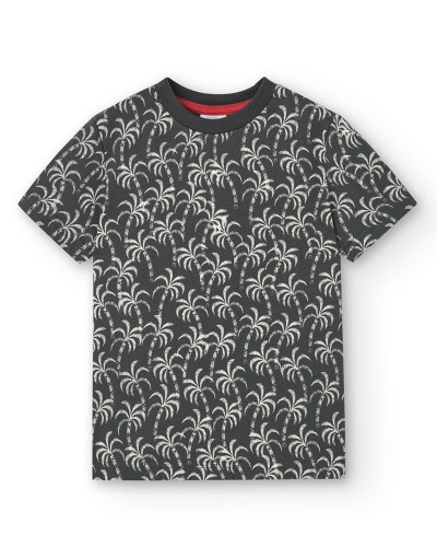 BOBOLI Knit t-Shirt printed for boy -BCI - 518116
