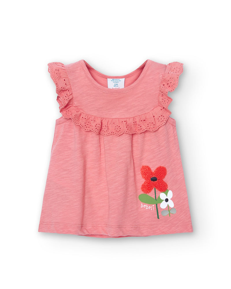 BOBOLI Knit t-Shirt for baby girl -BCI - 228091