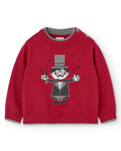 BOBOLI Knitwear pullover for baby boy -BCI - 719322 BOBOLI Knitwear pullover for baby boy -BCI - 719322