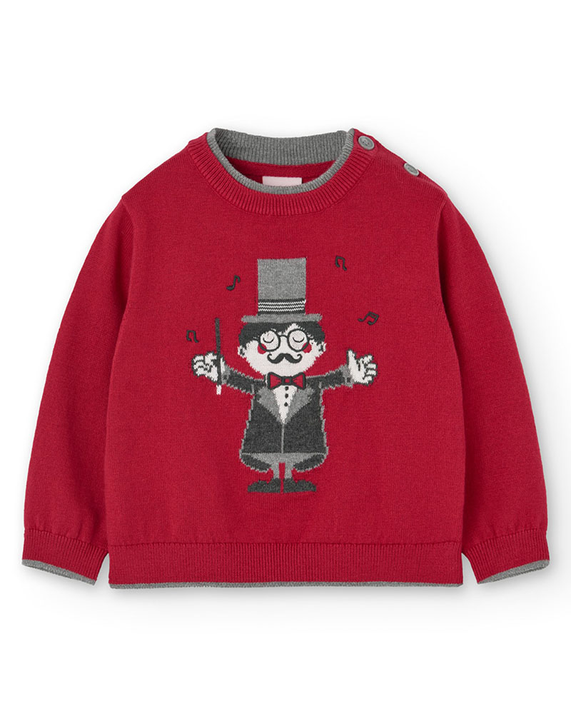 BOBOLI Knitwear pullover for baby boy -BCI - 719322 BOBOLI Knitwear pullover for baby boy -BCI - 719322