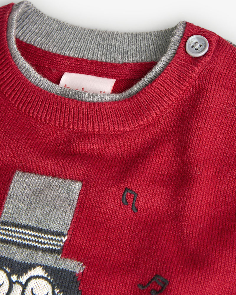 BOBOLI Knitwear pullover for baby boy -BCI - 719322 BOBOLI Knitwear pullover for baby boy -BCI - 719322