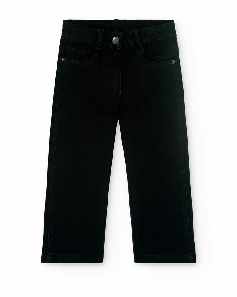 BOBOLI Denim stretch trousers for girl -BCI - 490542