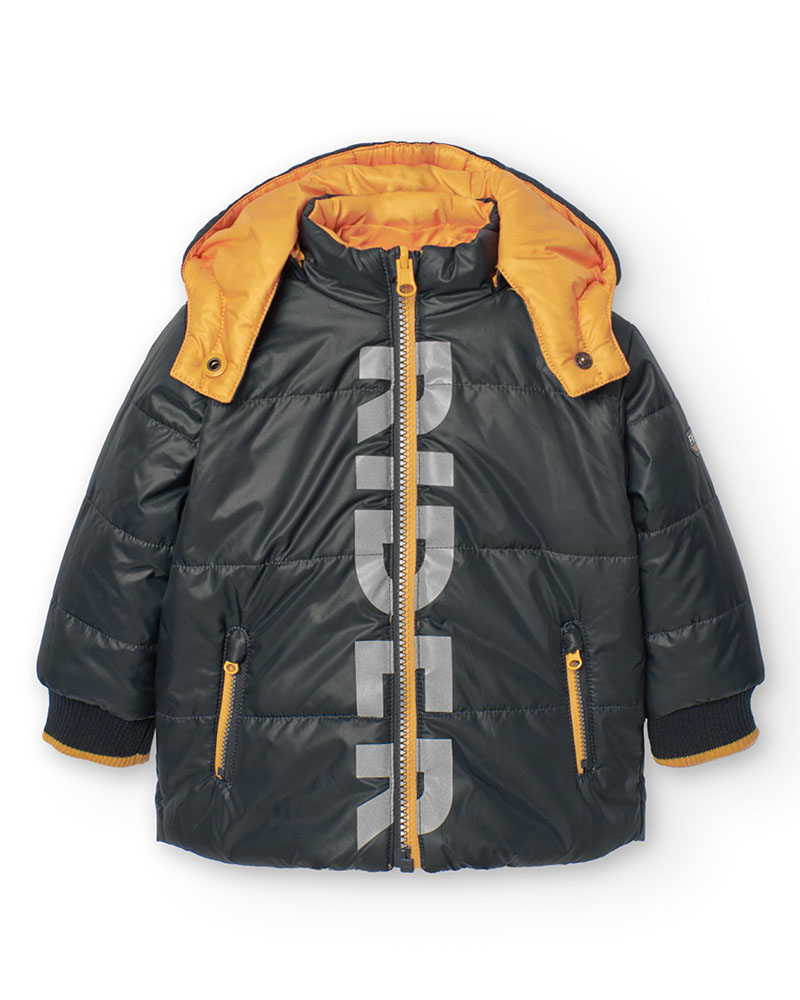 BOBOLI Reversible parka for baby boy - 319137 BOBOLI Reversible parka for baby boy - 319137