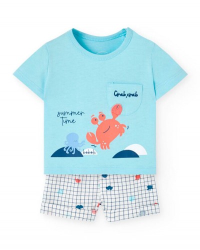 BOBOLI Set knit for baby boy -BCI - 101170