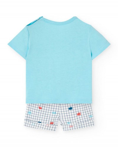 BOBOLI Set knit for baby boy -BCI - 101170