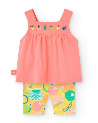 BOBOLI Set knit for baby girl -BCI - 131061