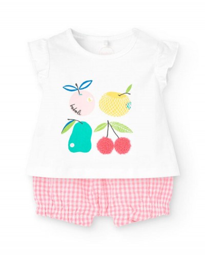 BOBOLI Set knit for baby girl -BCI - 131049