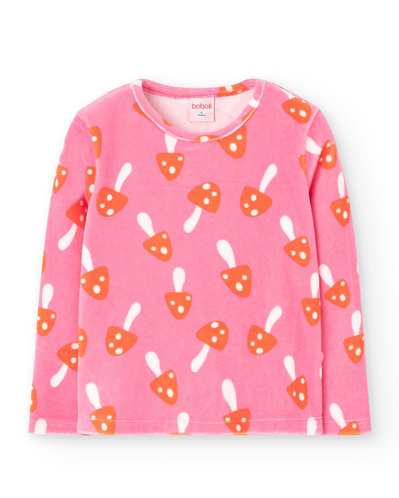 BOBOLI Velour pyjamas printed for girl -BCI - 922036 BOBOLI Velour pyjamas printed for girl -BCI - 922036