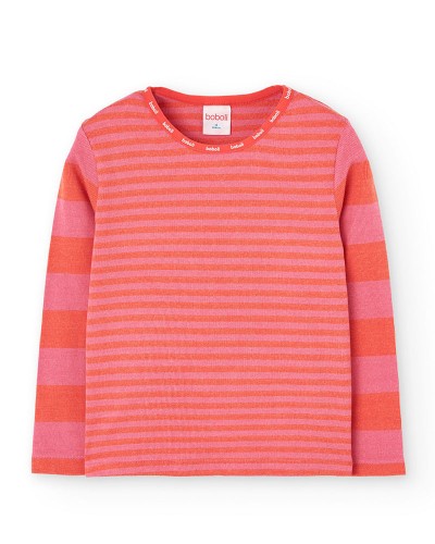 BOBOLI Pyjamas ribbed striped for girl - 922047 BOBOLI Pyjamas ribbed striped for girl - 922047
