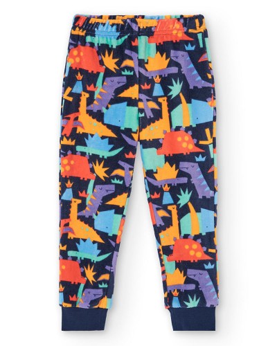 BOBOLI Velour pyjamas printed for boy -BCI - 932004