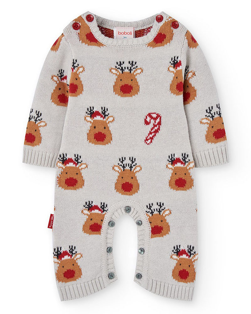 BOBOLI Knitted play suit for baby -BCI - 962041 BOBOLI Knitted play suit for baby -BCI - 962041