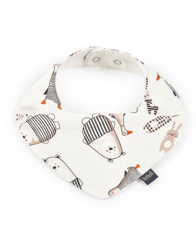 BOBOLI Pack 2 ribbed foulards for baby -BCI - 122117