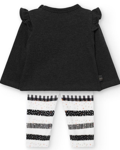 BOBOLI Set knit for baby girl -BCI - 122049
