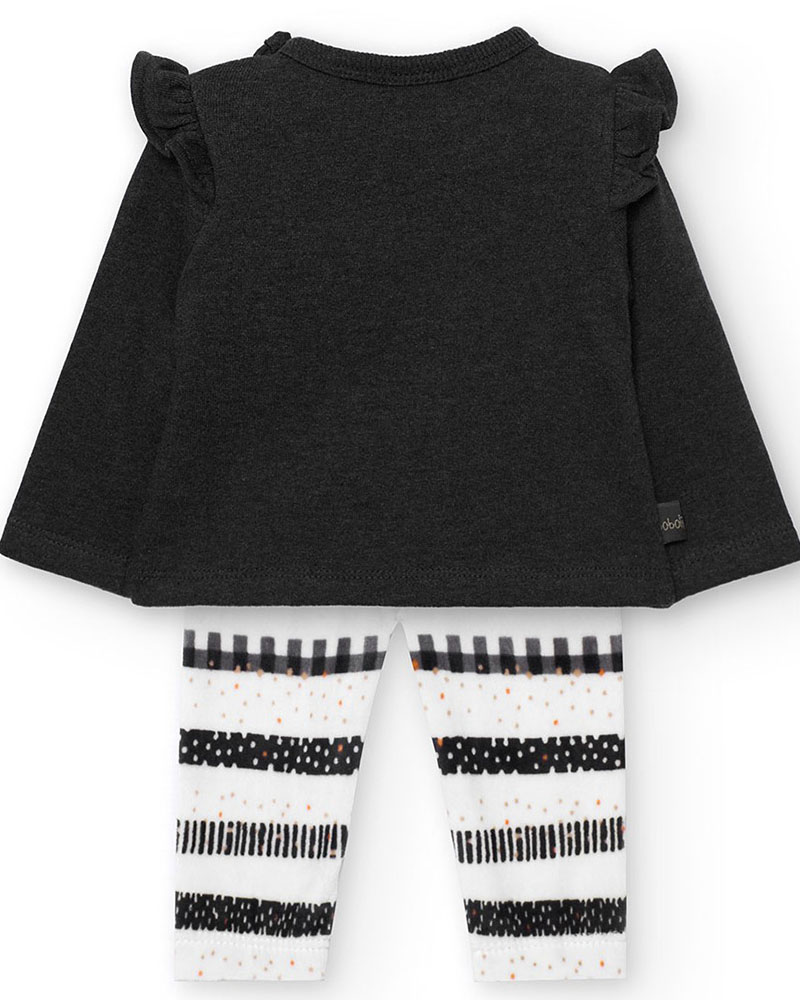 BOBOLI Set knit for baby girl -BCI - 122049