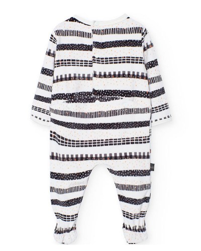 BOBOLI Velour play suit for baby -BCI - 122061
