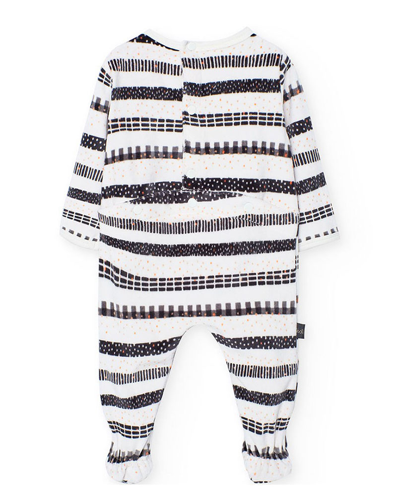 BOBOLI Velour play suit for baby -BCI - 122061