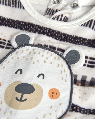 BOBOLI Velour play suit for baby -BCI - 122061