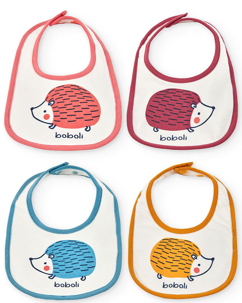 BOBOLI Pack 4 bibs for baby -BCI - 132130 BOBOLI Pack 4 bibs for baby -BCI - 132130