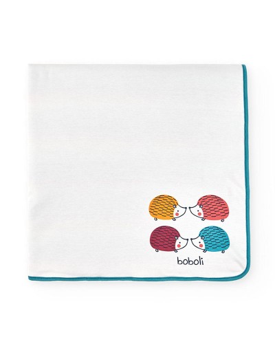 BOBOLI Velour blanket striped for baby -BCI - 132118 BOBOLI Velour blanket striped for baby -BCI - 132118