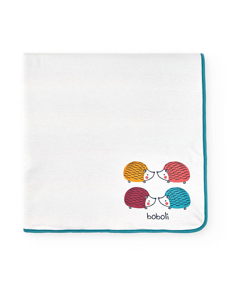 BOBOLI Velour blanket striped for baby -BCI - 132118 BOBOLI Velour blanket striped for baby -BCI - 132118