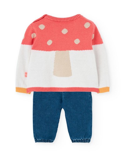 BOBOLI Set knit for baby girl -BCI - 132039 BOBOLI Set knit for baby girl -BCI - 132039