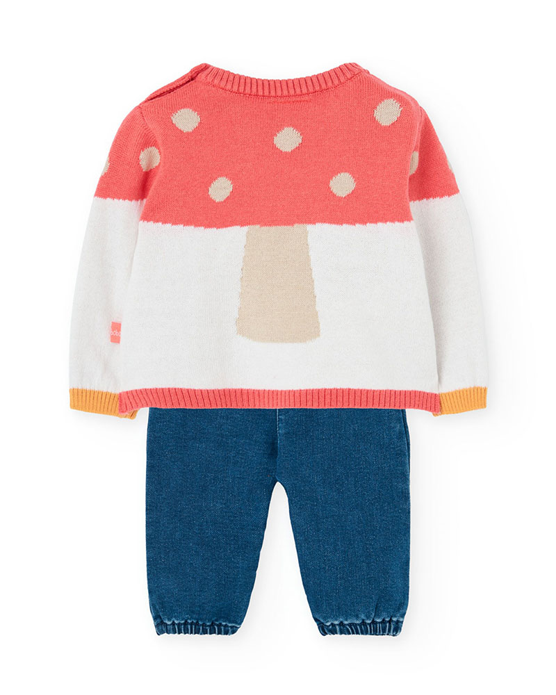 BOBOLI Set knit for baby girl -BCI - 132039 BOBOLI Set knit for baby girl -BCI - 132039