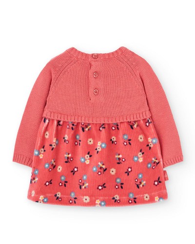 BOBOLI Knitwear combined dress for girl -BCI - 132040 BOBOLI Knitwear combined dress for girl -BCI - 132040
