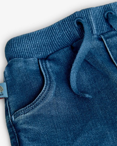 BOBOLI Denim trousers knit for baby boy -BCI - 132174 BOBOLI Denim trousers knit for baby boy -BCI - 132174