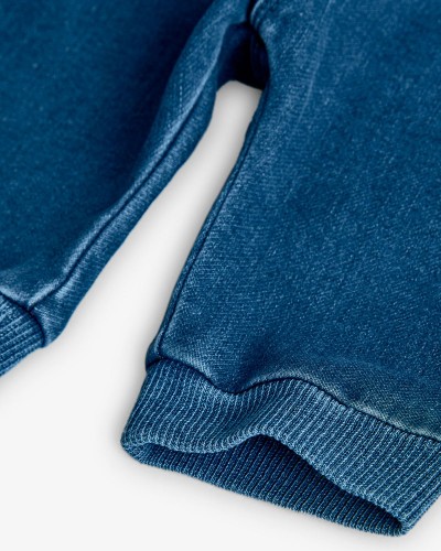 BOBOLI Denim trousers knit for baby boy -BCI - 132174 BOBOLI Denim trousers knit for baby boy -BCI - 132174